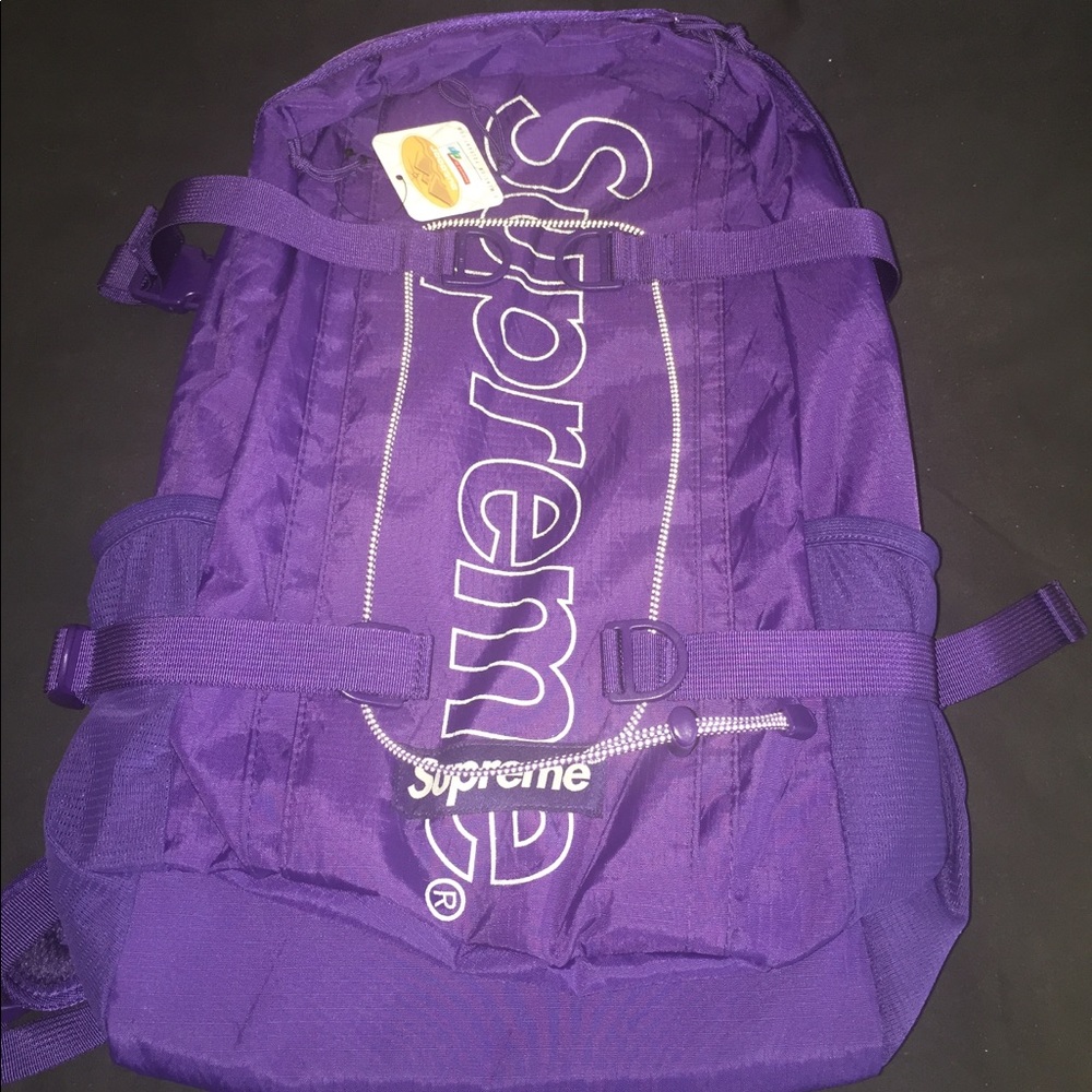 Supreme FW18 Backpack - Purple